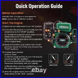 MaXpeedingrods 7HP 212cc Gas Engine, Electric Start 4 Stroke OHV Horizontal Sh