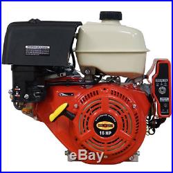 New 16HP Small Gas Engine 18A Amp Charging Coil Electric Start Motor Side Shaft