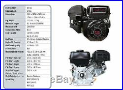 New 6.5 HP (212cc) OHV Horizontal Shaft Gas Engine EPA (ie. Lawn Mower, GoKart)