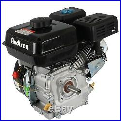 New 7.5 HP Gas Engine Motor Recoil Start Horizontal Pull Start Side Shaft