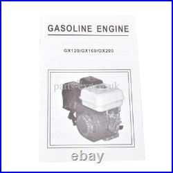 New Gas Engine Washer 7.5HP 212cc 4-Stroke Shaft 20mm Start Engine