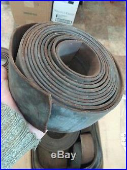 Nice Leather Lot of Hit & Miss Gas Steam Engine Line Shaft Flat Belts Pulley