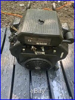 Nice Used Kohler Command CV23v 23hp Vert. Shaft ENGINE 1 X 3 3/16