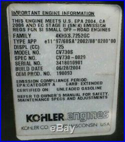OEM Kohler CV730S-0029 25 HP VERTICAL SHAFT PROFESSIONAL SERIES ENGINE MOTOR