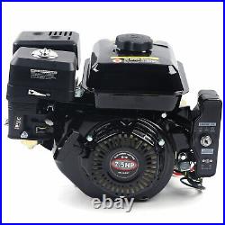 OHV Gas Engine 212cc 4Stroke Horizontal Shaft Motor for Go Kart Water Pump 7.5HP