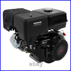 OHV Horizontal Shaft Gas Engine Recoil Start 4-Stroke Gasoline Motor 420cc 15HP