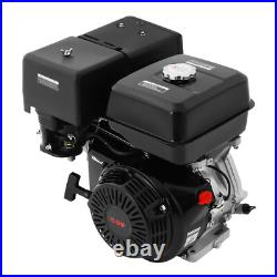 OHV Horizontal Shaft Gas Engine Recoil Start 4-Stroke Gasoline Motor 420cc 15HP