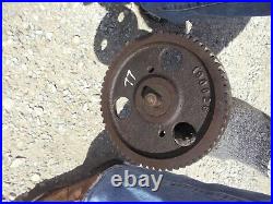 Oliver 77 tractor gas engine motor camshaft cam shaft & drive gear 190026