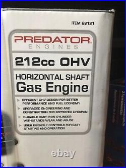 PREDATOR ENGINES (212cc) OHV Horizontal Shaft Gas Engine
