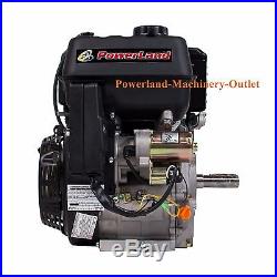 PowerLand PD420E 16HP Gas Engine Electric Start-Horizontal Shaft