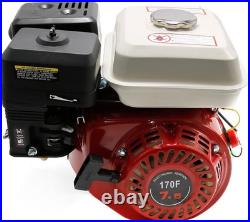 Powerful 212cc Horizontal Shaft Gas Engine Ideal for Compressors & Pumps