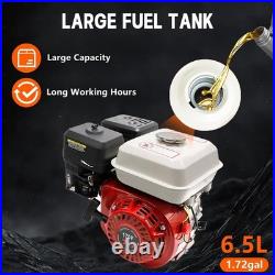 Powerful 212cc Horizontal Shaft Gas Engine Ideal for Compressors & Pumps