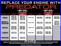 Predator 22 HP (670cc) V-Twin Horizontal Shaft Gas Engine With high AMP kit