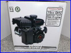 Predator 3 HP (79cc) OHV Horizontal Shaft Gas Engine 69733, a-x