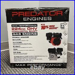Predator 6.6 HP (224cc) Max Performance OHV Horizontal Shaft Gas Engine