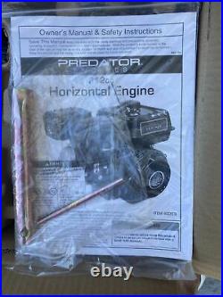 Predator Engines 60363 212cc OHV Horizontal Shaft Gas Engine New In Box Opened