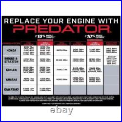Predator Engines 6.5 HP 212cc OHV Horizontal Shaft Gas Engine, CARB Predator Engines 6.5 HP 212cc OHV Horizontal Shaft Gas Engine, CARB