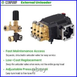 Pressure Washer Pump 3000 PSI 3.1 GPM Triplex Plunger 3/4 Inch Shaft Gas Engine