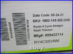 RYOBI 18 4 Stroke Straight Shaft String Trimmer RY4CSSVNM New SEALED