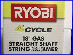 RYOBI 18 4 Stroke Straight Shaft String Trimmer RY4CSSVNM New with Free Shipping