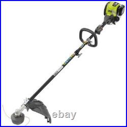 RYOBI 4-Cycle 30cc Attachment Capable Straight Shaft Gas Trimmer