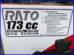 Rato 173cc 7/8 Vertical Shaft Engine For Lawn Mower Pressure Washer Log Splitter