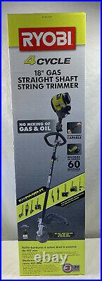 Ryobi 4-Cycle 30cc Straight Shaft Gas Trimmer Expand It Attachment Capable