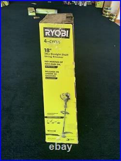 Ryobi Gas String Trimmers 4-Cycle 30cc Attachment Capable Straight Shaft Trimmer