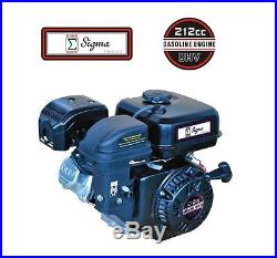 Sigma 6.5 HP 212cc OHV Horizontal Shaft Gas Engine For Cement Mixer Mowers