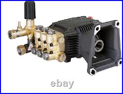 Triplex High Pressure Power Washer Pump 4.7 GPM 3600 PSI 1 Hollow Shaft
