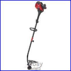 Troy-Bilt-17 Gas Trimmer Steel 25cc two-cycle engine Red Includes oil & manual