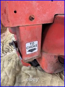 VINTAGE BRIGGS & STRATTON 8hp OLD Gas ENGINE Snowblower Motor Side shaft 1979
