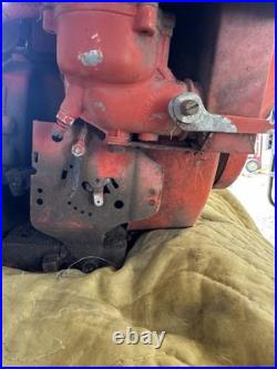VINTAGE BRIGGS & STRATTON 8hp OLD Gas ENGINE Snowblower Motor Side shaft 1979