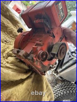 VINTAGE BRIGGS & STRATTON 8hp OLD Gas ENGINE Snowblower Motor Side shaft 1979