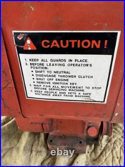 VINTAGE BRIGGS & STRATTON 8hp OLD Gas ENGINE Snowblower Motor Side shaft 1979