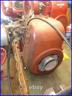 Vintage Tecumseh HT55A Horizontal Shaft Engine 5 1/2 HP. Electric Start. Runs